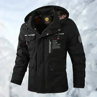 Men’s Waterproof Winter Jacket with Removable Hood | Warm All-Weather Coat