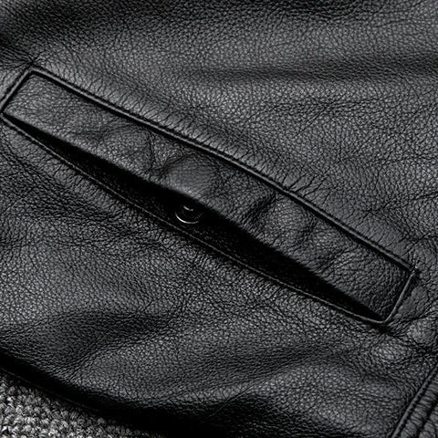 Unisex Classic Leather Jacket | Tailored Fit | Timeless Outerwear