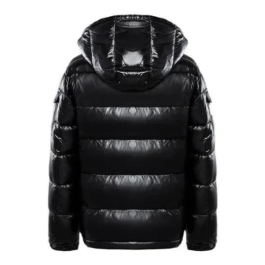 Men’s Puffer Jacket with Hood in Quilted Winter Style | Warm Insulated Coat