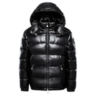 Men’s Puffer Jacket with Hood in Quilted Winter Style | Warm Insulated Coat