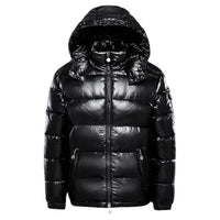 Men’s Puffer Jacket with Hood in Quilted Winter Style | Warm Insulated Coat