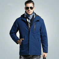 Men’s Waterproof Parka Jacket with Hood | Warm Winter Coat for Cold Weather