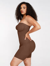 Wholesale Seamless Sculpt Strapless Butt Lifting Tummy Control Shapewear