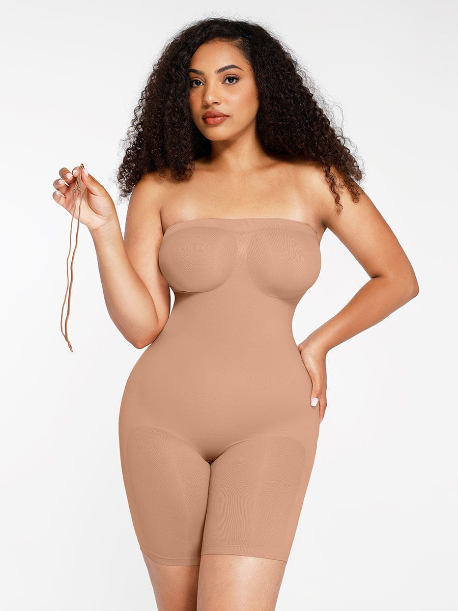 Wholesale Seamless Sculpt Strapless Butt Lifting Tummy Control Shapewear