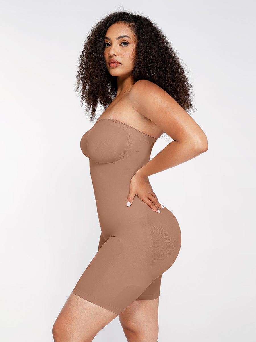 Wholesale Seamless Sculpt Strapless Butt Lifting Tummy Control Shapewear