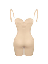 Wholesale Back Smoothing Underwire Cup Push Up Bra Strapless Shortie Bodysuit