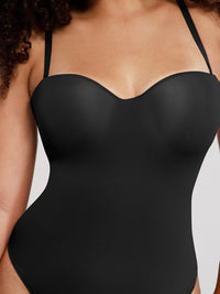 Wholesale One-Piece Underwire Strap Removable Waist And Abdomen Shaping Thong Bodysuit