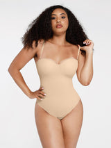 Wholesale One-Piece Underwire Strap Removable Waist And Abdomen Shaping Thong Bodysuit