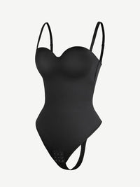 Wholesale One-Piece Underwire Strap Removable Waist And Abdomen Shaping Thong Bodysuit