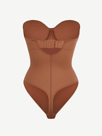 Wholesale One-Piece Underwire Strap Removable Waist And Abdomen Shaping Thong Bodysuit