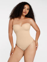 Wholesale One-Piece Underwire Strap Removable Waist And Abdomen Shaping Thong Bodysuit