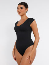 Wholesale Seamless Deep V Waist and Abdomen Shaping Bodysuit