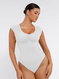 Wholesale Seamless Deep V Waist and Abdomen Shaping Bodysuit