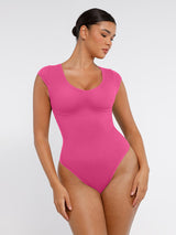 Wholesale Seamless Deep V Waist and Abdomen Shaping Bodysuit