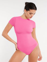 Bodysuit Women | Short Sleeve Shapewear Bodysuit Tummy Control