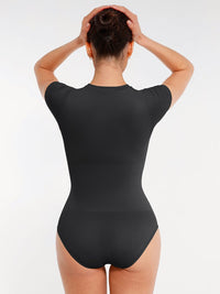 Bodysuit Women | Short Sleeve Shapewear Bodysuit Tummy Control