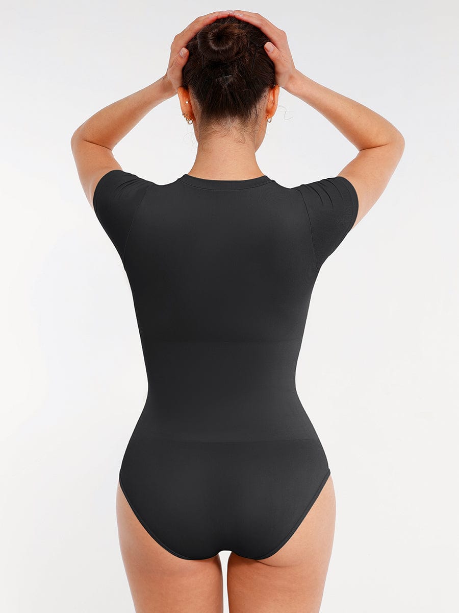 Bodysuit Women | Short Sleeve Shapewear Bodysuit Tummy Control