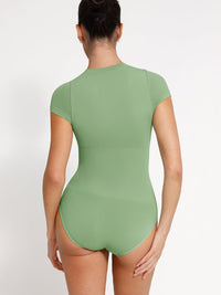 Bodysuit Women | Short Sleeve Shapewear Bodysuit Tummy Control