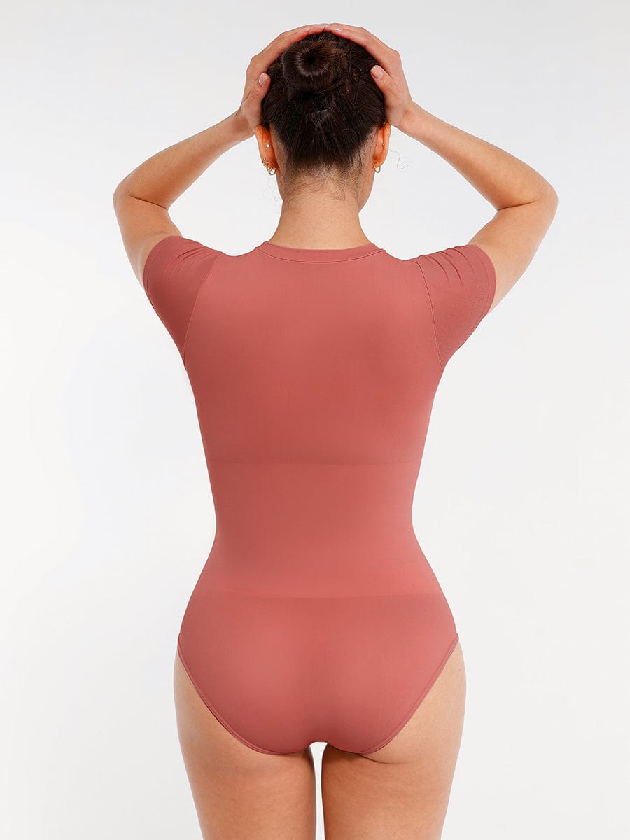 Bodysuit Women | Short Sleeve Shapewear Bodysuit Tummy Control