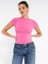 Bodysuit Women | Short Sleeve Shapewear Bodysuit Tummy Control