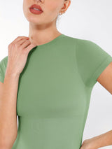 Bodysuit Women | Short Sleeve Shapewear Bodysuit Tummy Control