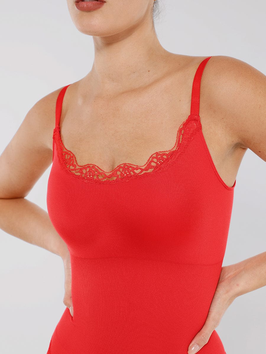 Bodysuit Women | Lace Seamless Shapewear Bodysuit Tummy Control