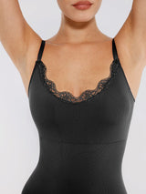 Bodysuit Women | Lace Seamless Shapewear Bodysuit Tummy Control