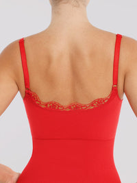 Bodysuit Women | Lace Seamless Shapewear Bodysuit Tummy Control