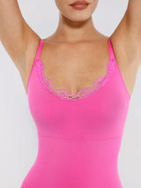 Bodysuit Women | Lace Seamless Shapewear Bodysuit Tummy Control
