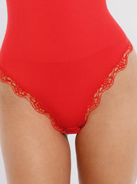 Bodysuit Women | Lace Seamless Shapewear Bodysuit Tummy Control