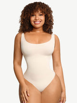 Wholesale🌿 Eco-friendly Seamless Outerwear Belly Control Thong Bodysuit