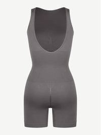 Wholesale Round Neck Seamless Sexy U Back Shape Shapewear with Removable Cups