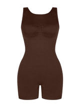 Wholesale Round Neck Seamless Sexy U Back Shape Shapewear with Removable Cups