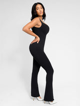 Shapewear | Seamless Flared Jumpsuit | U-Back | Body Sculpting