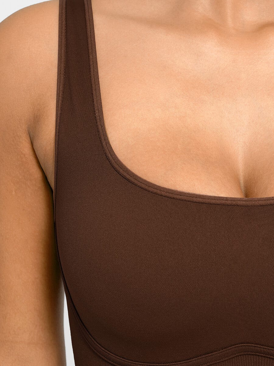 Shapewear | Seamless Flared Jumpsuit | U-Back | Body Sculpting