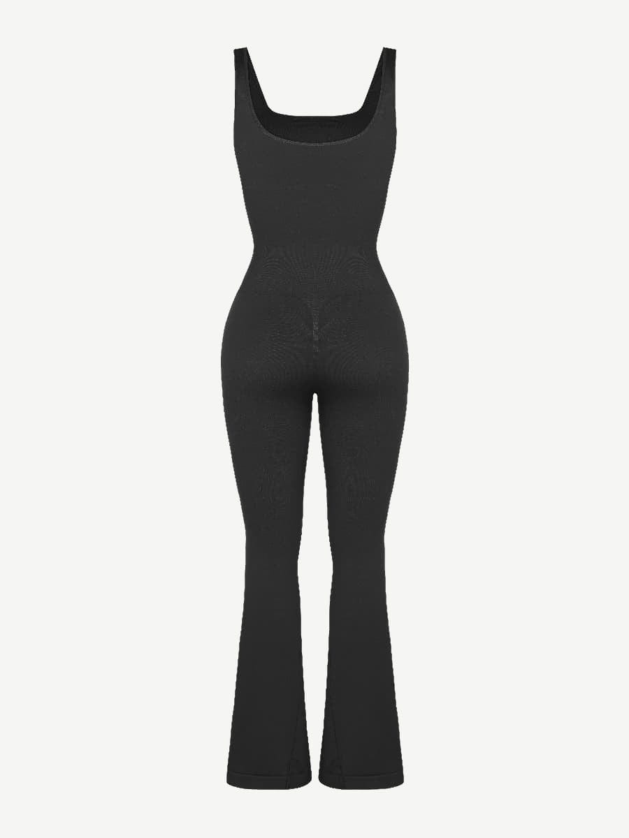 Shapewear | Seamless Flared Jumpsuit | U-Back | Body Sculpting
