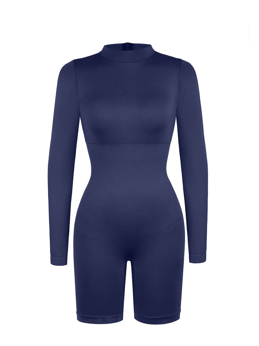 Wholesale Seamless Bust Support Waist Cinching Tummy Control Jumpsuit with Removable Cups