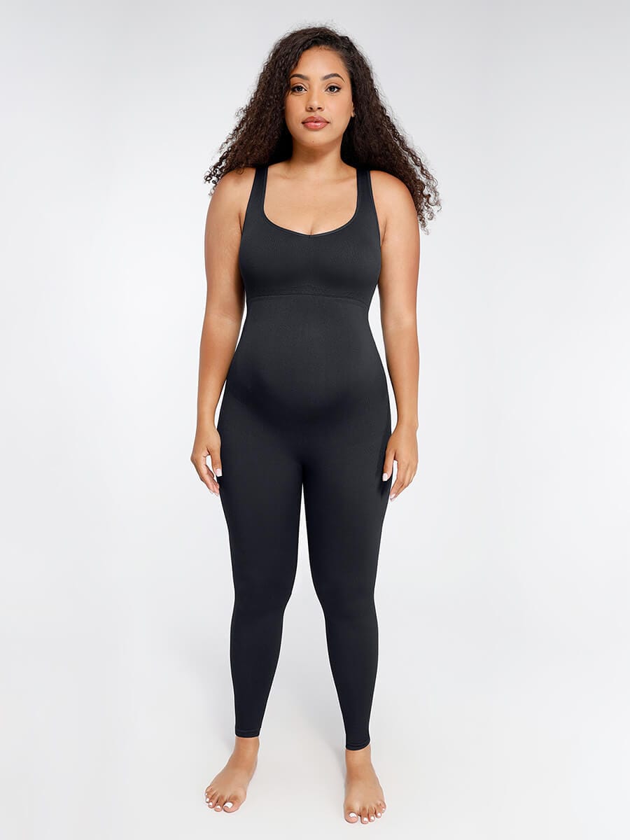 Shapewear | Maternity Clothes | Seamless Back Lifting Abdominal Jumpsuit