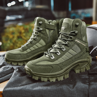 Men’s Tactical Winter Boots with Grip Sole | Durable Hiking and Work Shoes