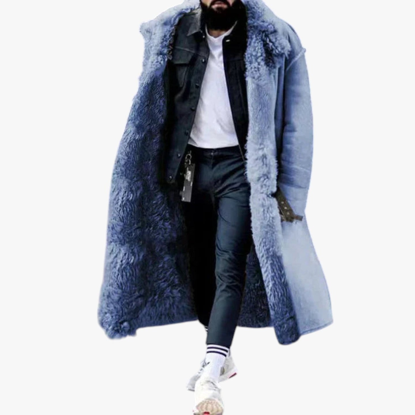 Men’s Classic Winter Coat with Timeless Design | Warm Long Overcoat for Cold Weather