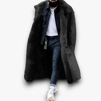 Men’s Classic Winter Coat with Timeless Design | Warm Long Overcoat for Cold Weather