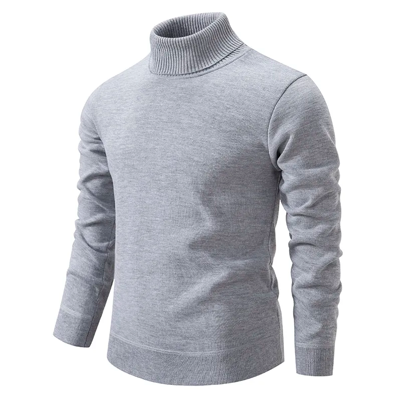 Men’s Turtleneck Sweater in Classic Roll Neck Style | Versatile Winter Knitwear