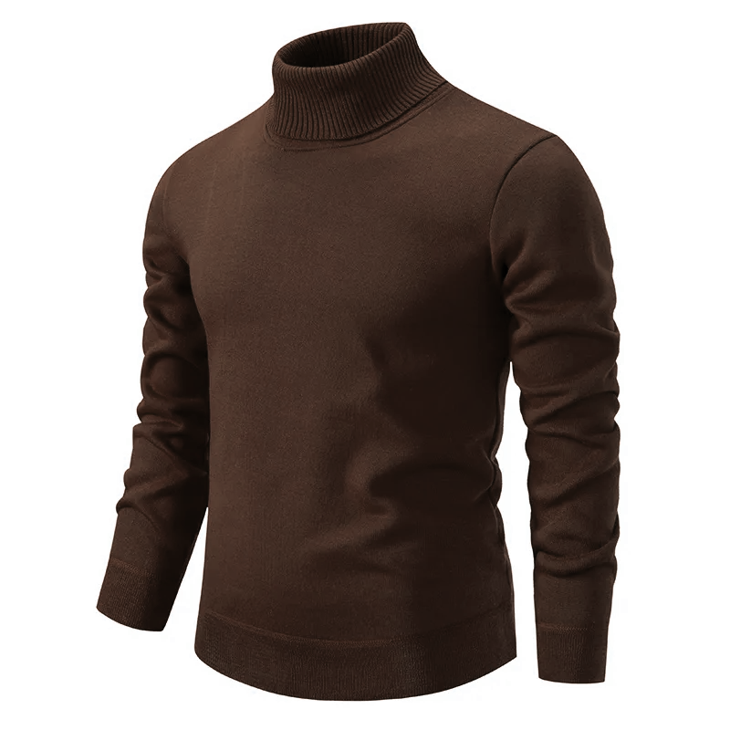 Men’s Turtleneck Sweater in Classic Roll Neck Style | Versatile Winter Knitwear