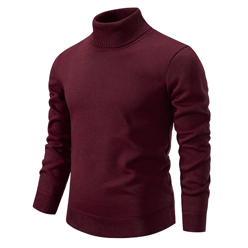 Men’s Turtleneck Sweater in Classic Roll Neck Style | Versatile Winter Knitwear