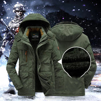 Men’s Winter Jacket | Hooded Windproof Coat | Warm Padded Outerwear | Versatile Outdoor Layer