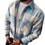 Men’s Quilted Flannel Jacket in Padded Fit | Warm Casual Winter Coat for All Seasons