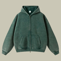 Men’s Oversized Zipped Hoodie | Relaxed Fit | Casual Streetwear | Lightweight Warmth