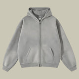 Men’s Oversized Zipped Hoodie | Relaxed Fit | Casual Streetwear | Lightweight Warmth