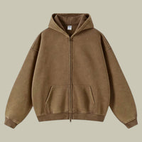 Men’s Oversized Zipped Hoodie | Relaxed Fit | Casual Streetwear | Lightweight Warmth