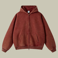 Men’s Oversized Zipped Hoodie | Relaxed Fit | Casual Streetwear | Lightweight Warmth